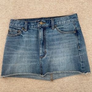 NWOT -  Free People Denim Mini Skirt